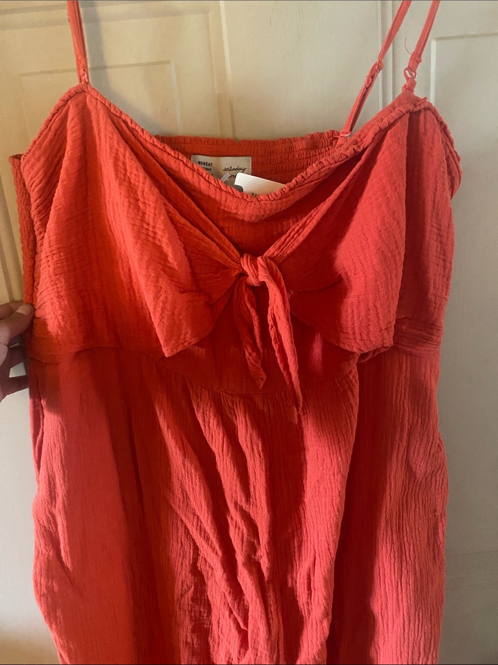 Anthropology Red Jumpsuit